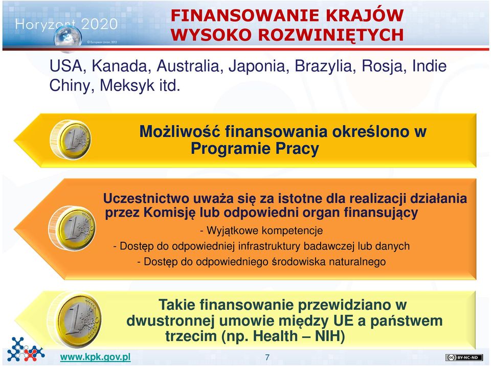 lub odpowiedni organ finansujący - Wyjątkowe kompetencje - Dostęp do odpowiedniej infrastruktury badawczej lub danych - Dostęp