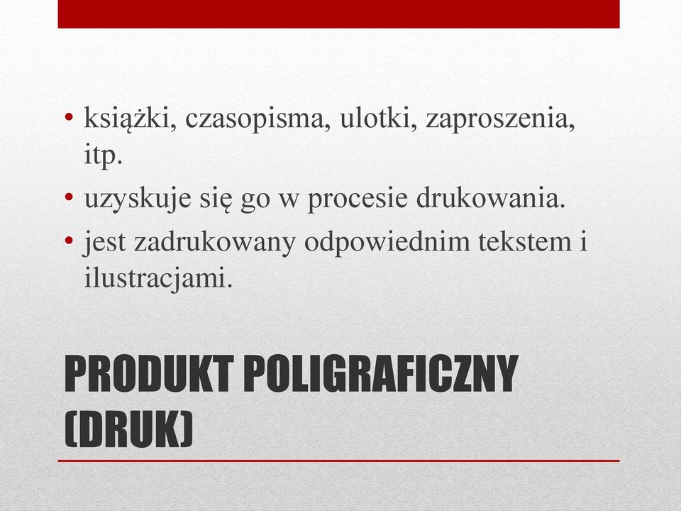 drukowania.