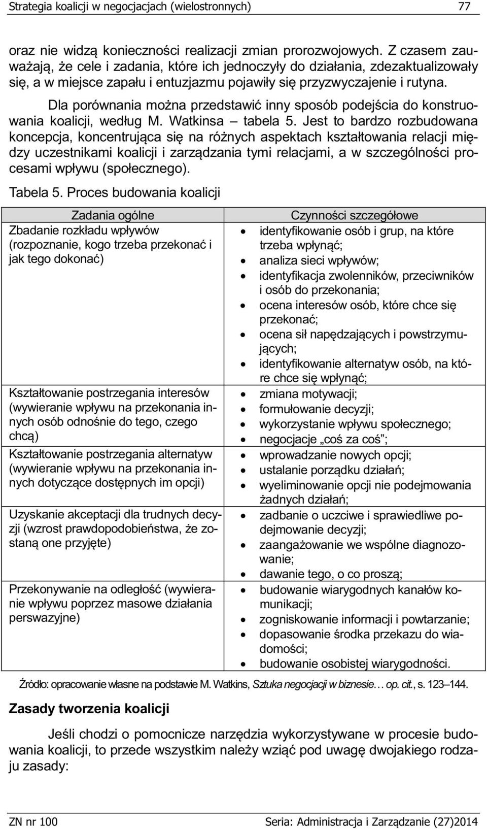 zwolenników, przeciwników i osób do przekonania; u- identyfikowanie alternatyw osób, na któ- zmiana motywacji; wprowadzanie nowych opcji; wyeliminowanie opcji nie podejmowania zadbanie o