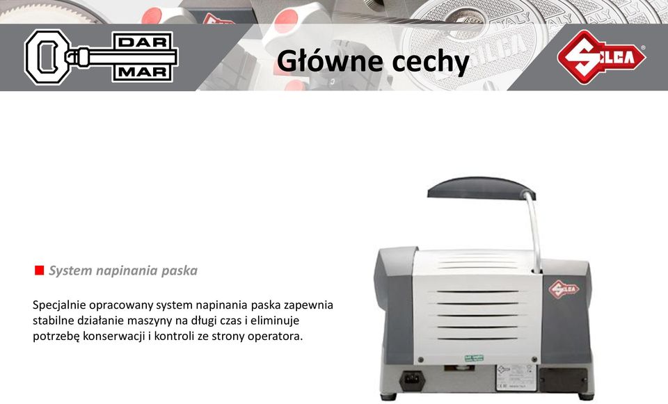 działanie maszyny na długi czas i eliminuje