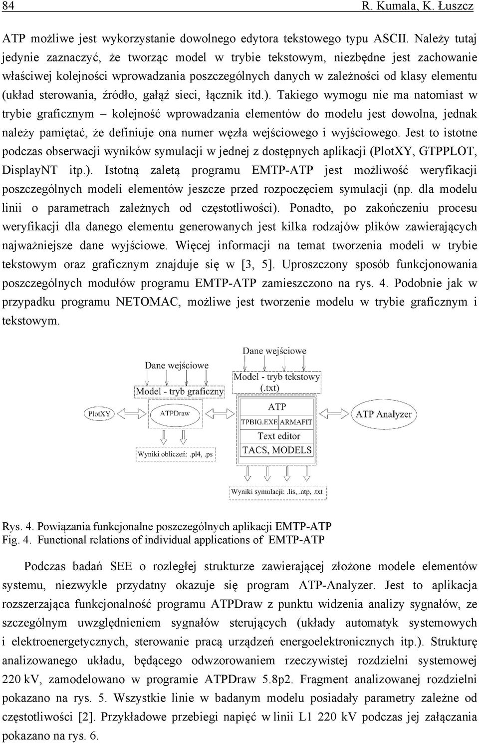 sterowania, źródło, gałąź sieci, łącznik itd.).