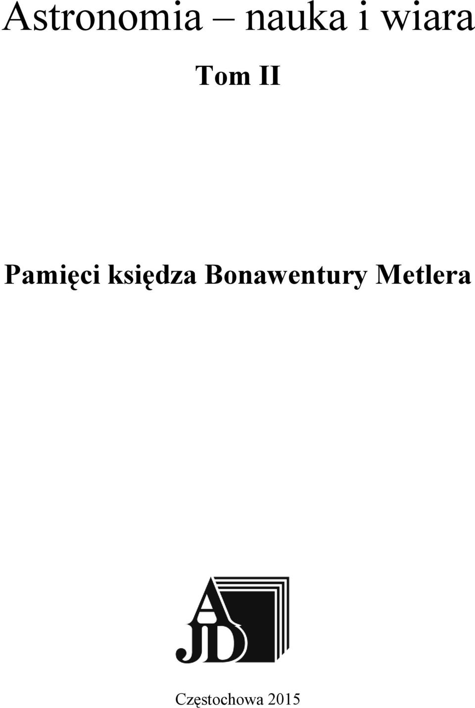 księdza Bonawentury