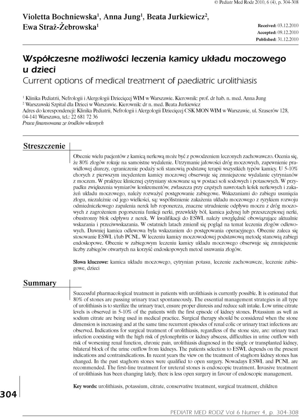 2010 Published: 31.12.