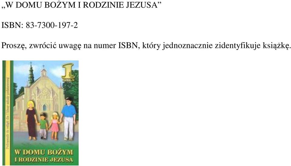 zwrócić uwagę na numer ISBN,