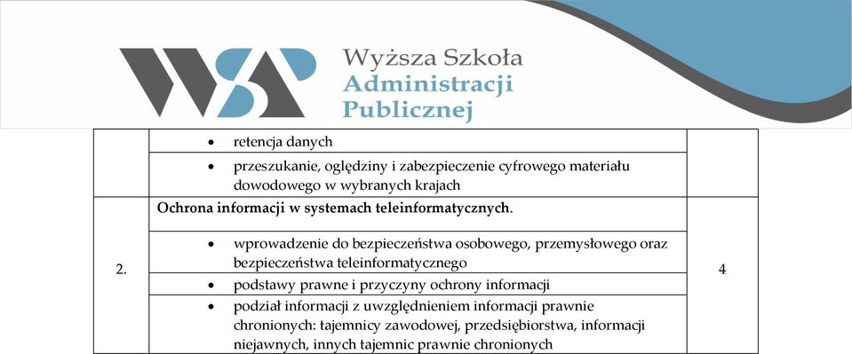 wprowadzenie do bezpieczeństwa osobowego, przemysłowego oraz bezpieczeństwa teleinformatycznego podstawy prawne i