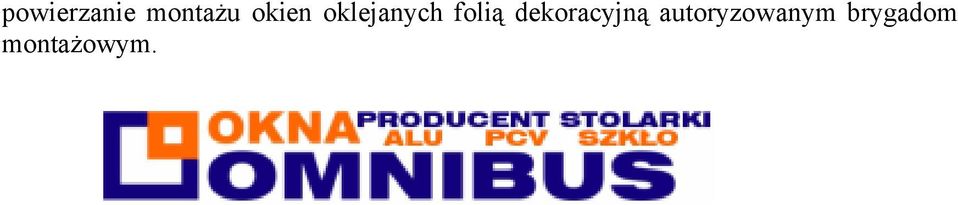 dekoracyjną
