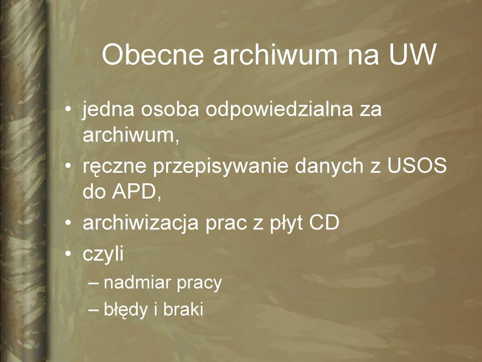 przepisywanie danych z USOS do APD,