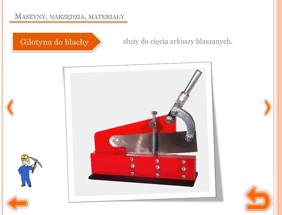 do blachy służy do