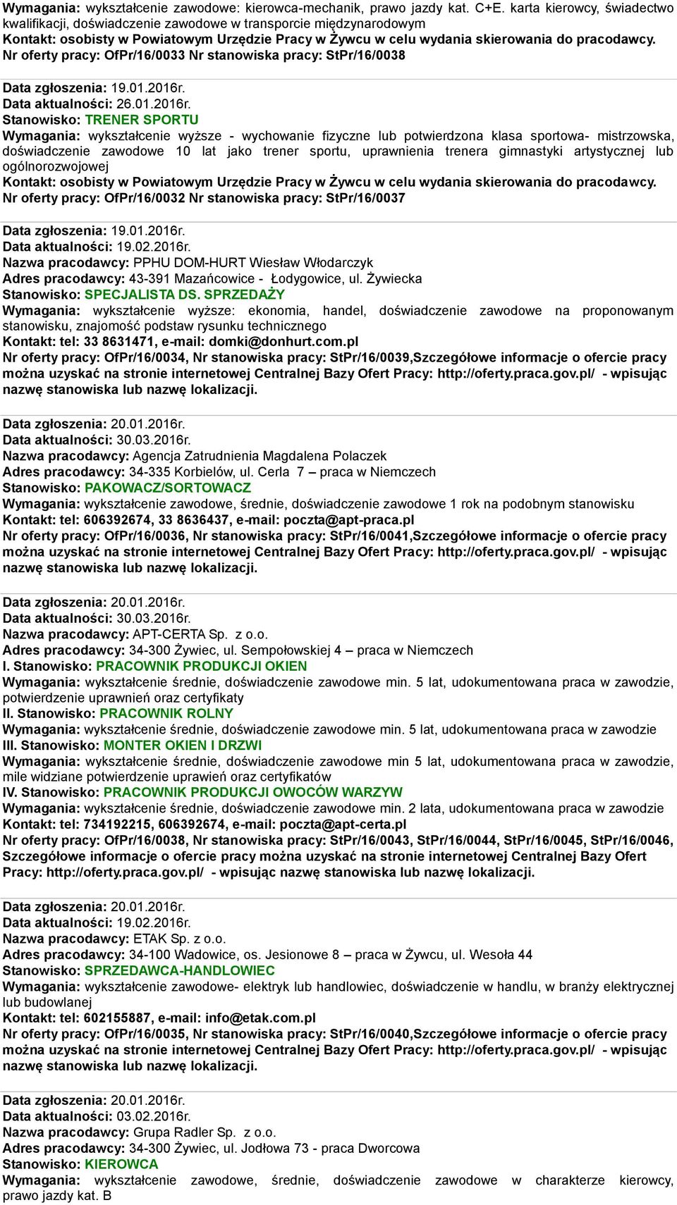 Data aktualności: 26.01.2016r.