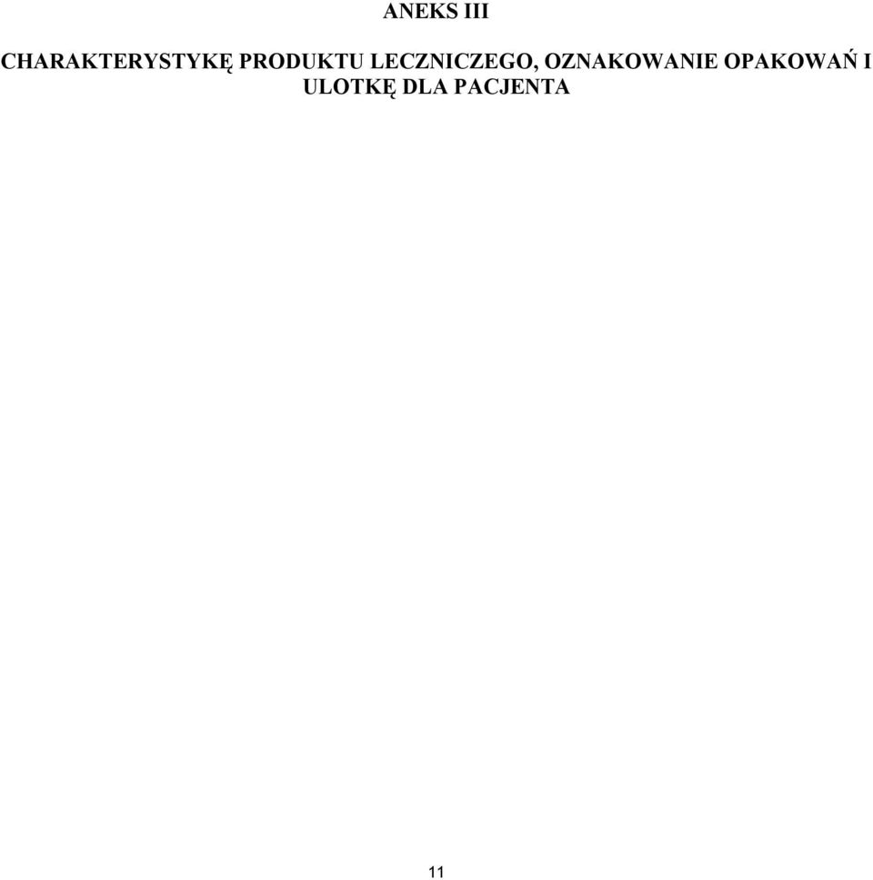PRODUKTU LECZNICZEGO,
