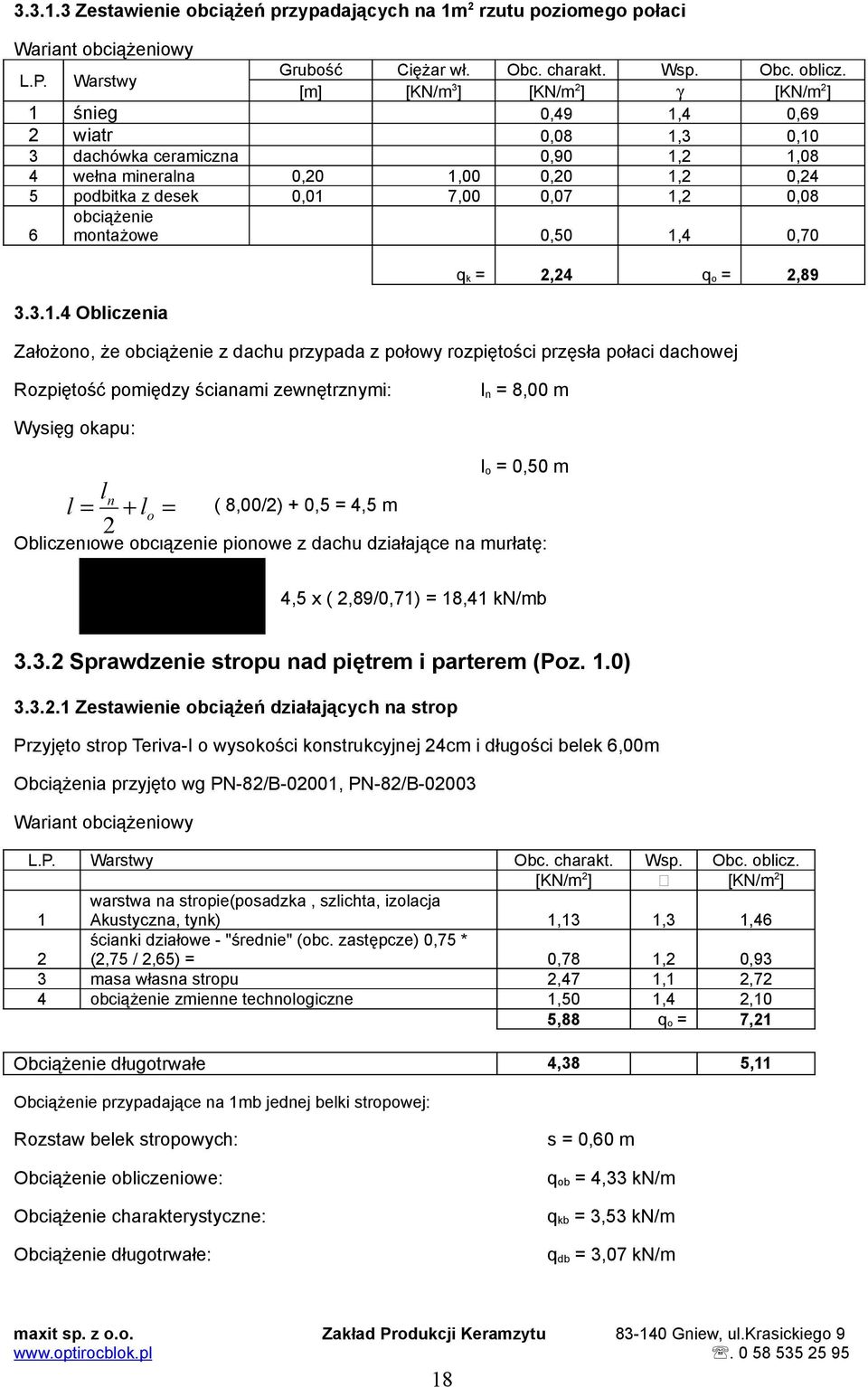 montażowe 0,50 1,