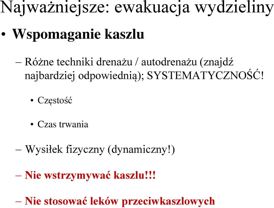 SYSTEMATYCZNOŚĆ!