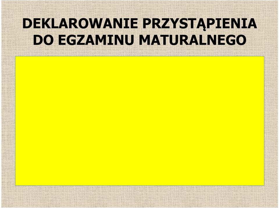 Po tym terminie nie ma już możliwości dokonywania zmian