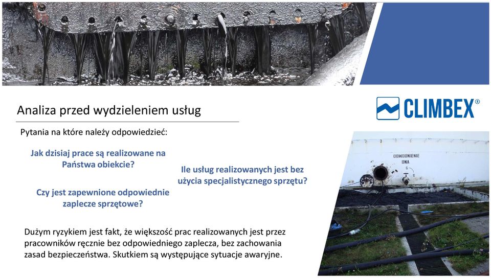 Ile usług realizowanych jest bez użycia specjalistycznego sprzętu?