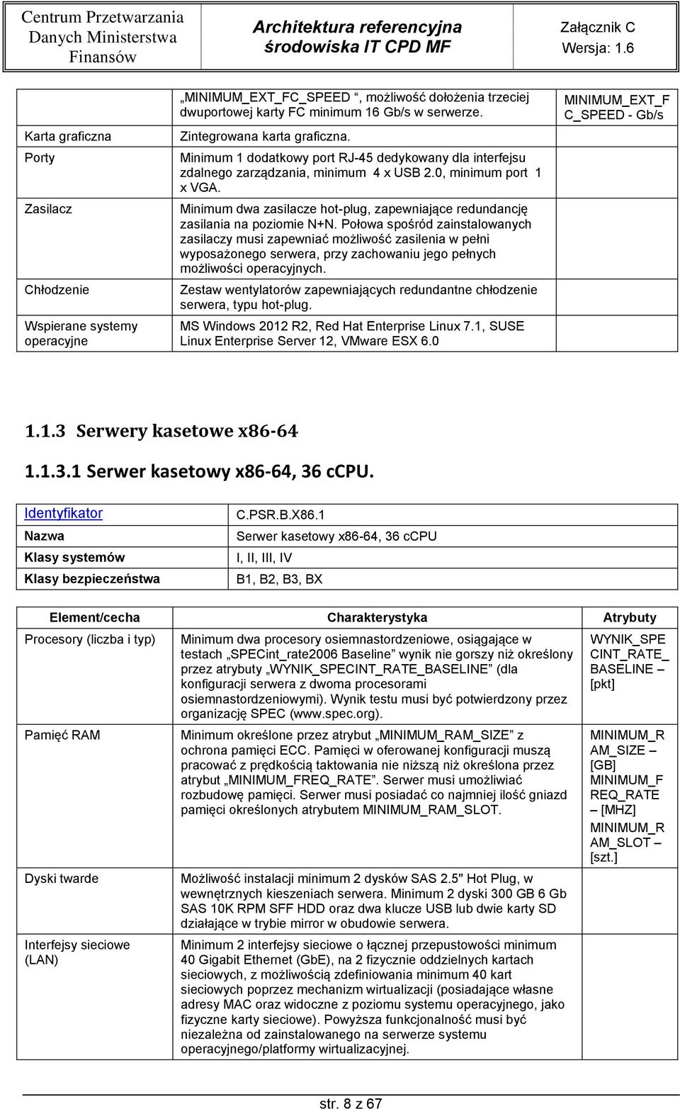 Minimum dwa zasilacze hot-plug, zapewniające redundancję zasilania na poziomie N+N.