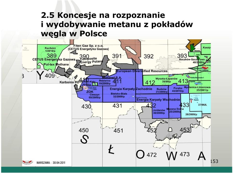 wydobywanie metanu