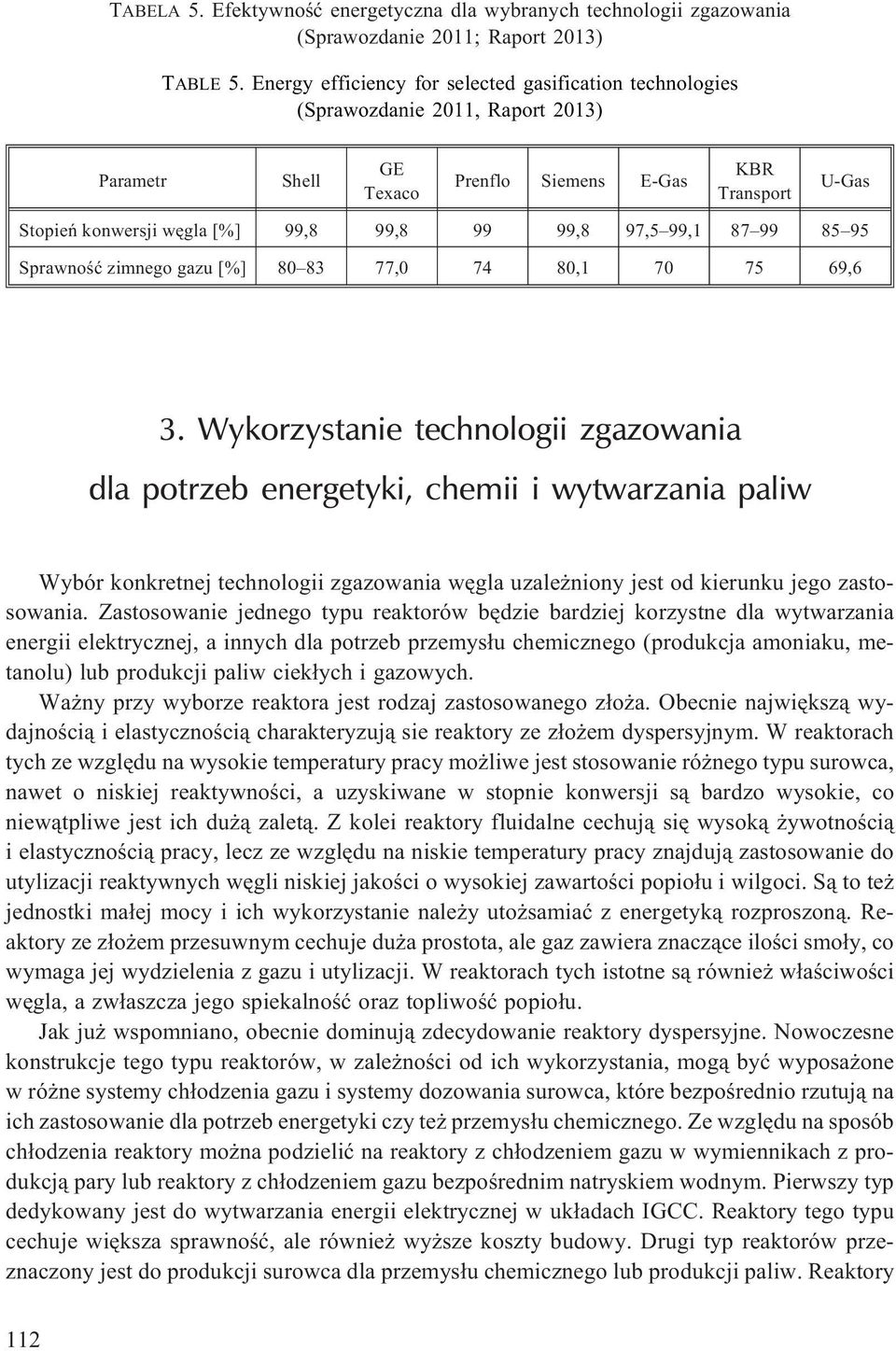 97,5 99,1 87 99 85 95 Sprawnoœæ zimnego gazu [%] 80 83 77,0 74 80,1 70 75 69,6 3.