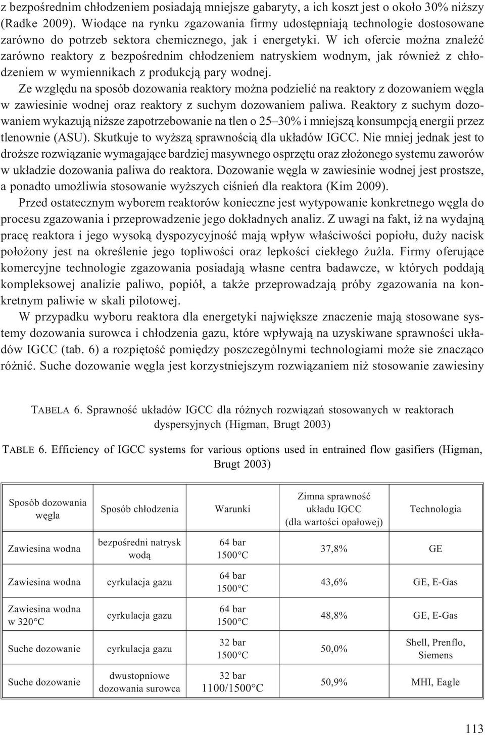 W ich ofercie mo na znaleÿæ zarówno reaktory z bezpoœrednim ch³odzem natryskiem wodnym, jak rów z ch³odzem w wymiennikach z produkcj¹ pary wodnej.