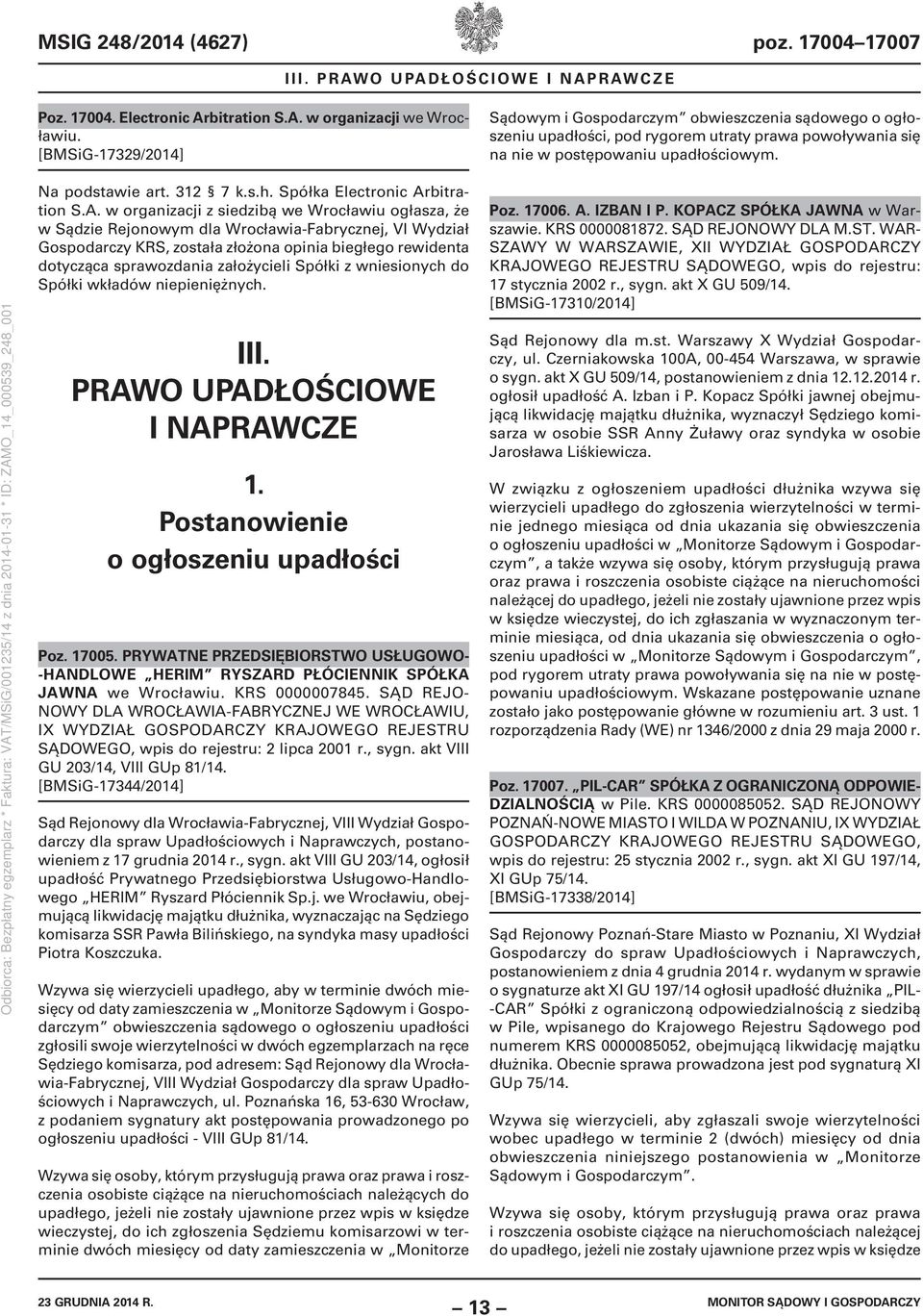 Spółka Electronic Ar