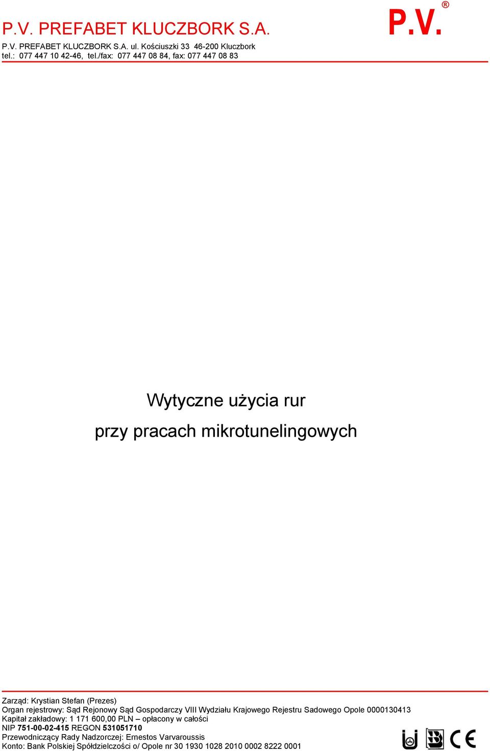 Kluczbork Wytyczne użycia