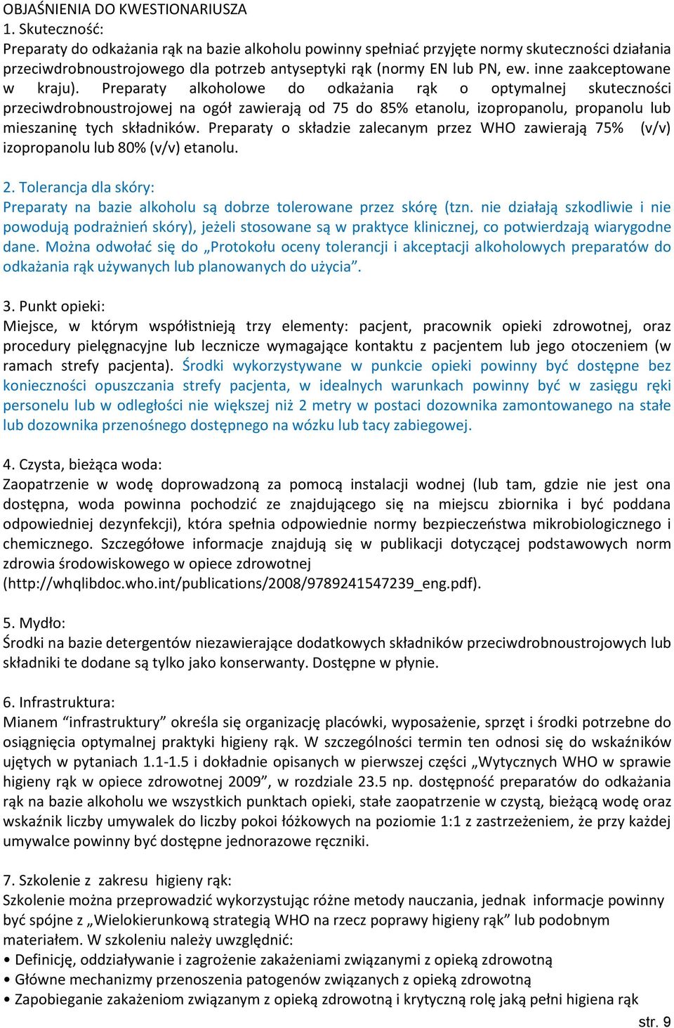 inne zaakceptowane w kraju).
