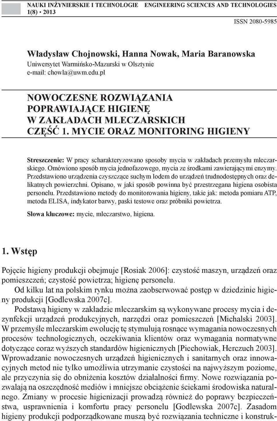 pl Nowoczesne rozwiązania poprawiające higienę w zakładach mleczarskich Część 1.