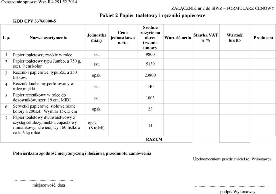 19 cm, MIDI Serwetki papierowe, stołowe,różne kolory a 200szt.