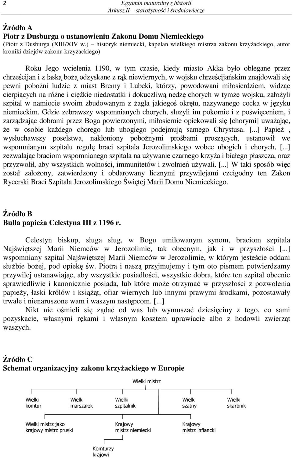 i z łask bo odzyskane z rk niewiernych, w wojsku chrzecijaskim znajdowali si pewni poboni ludzie z miast Bremy i Lubeki, którzy, powodowani miłosierdziem, widzc cierpicych na róne i cikie niedostatki