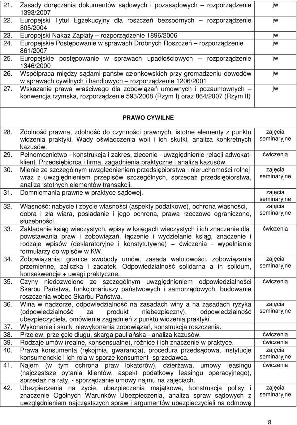 Europejskie postępowanie w sprawach upadłościowych rozporządzenie jw 1346/2000 26.