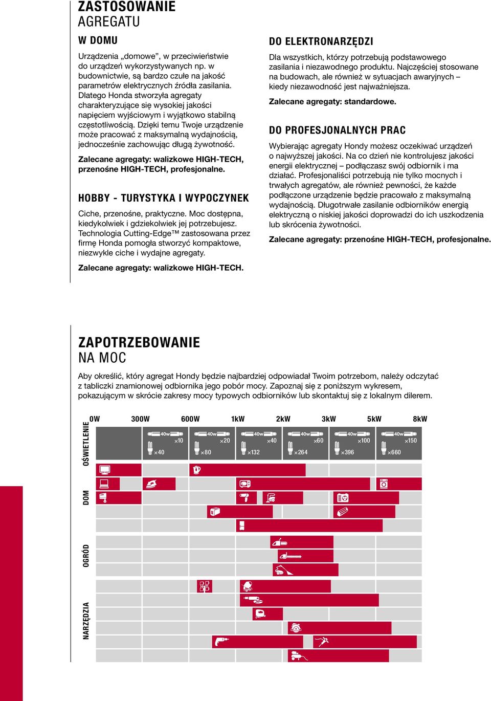 Dzięki temu Twoje urządzenie może pracować z maksymalną wydajnością, jednocześnie zachowując długą żywotność. Zalecane agregaty: walizkowe HIGH-TECH, przenośne HIGH-TECH, profesjonalne.