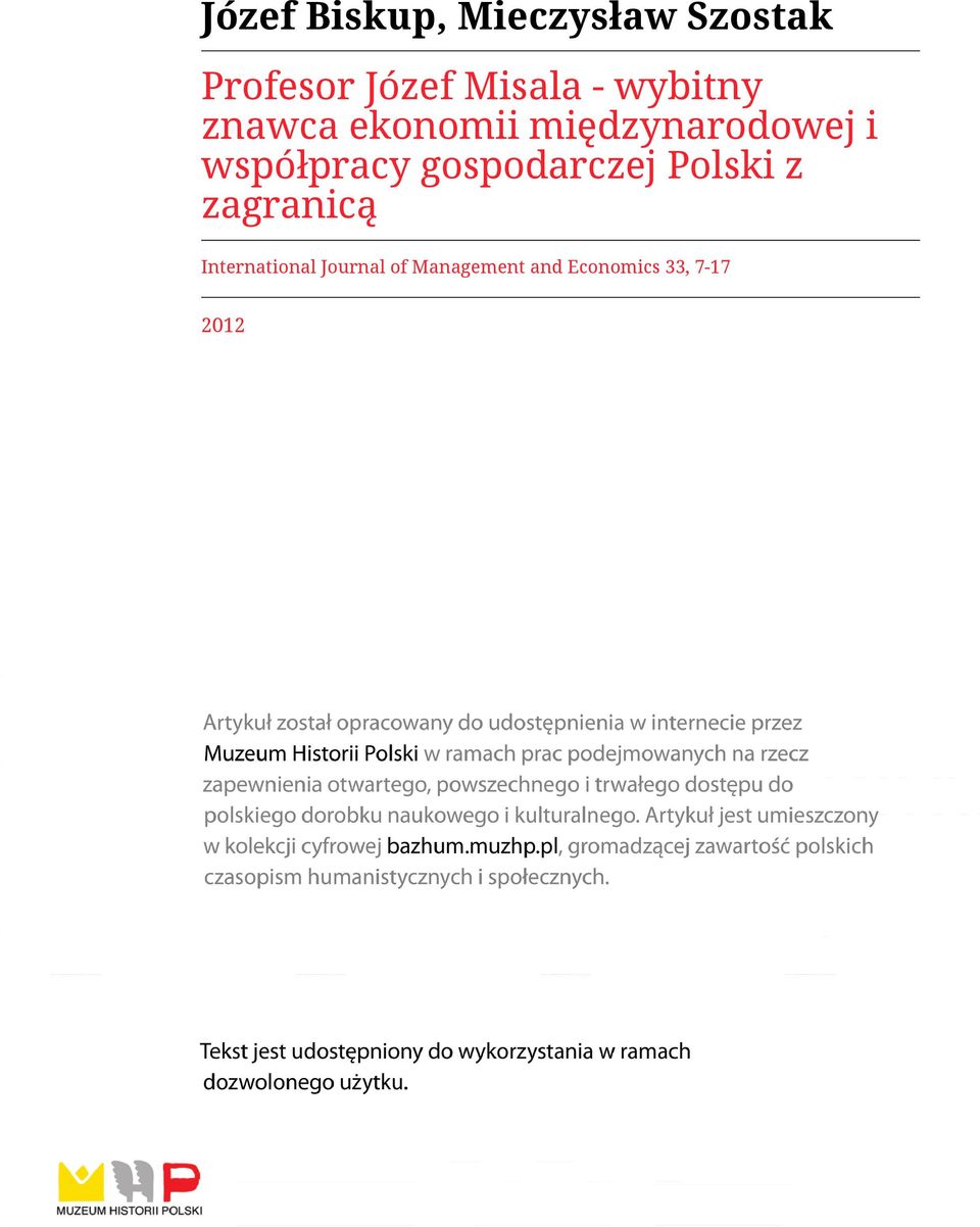 współpracy gospodarczej Polski z zagranicą