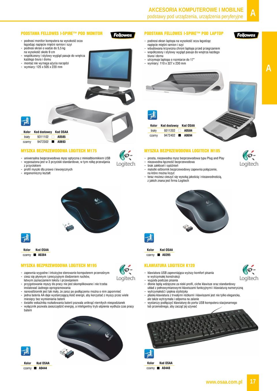 FELLOWES I-SPIRE POD LPTOP - podnosi ekran laptopa na wysokość oczu łagodząc napięcie mięśni ramion i szyi - wbudowana krzywizna chroni laptopa przed przegrzaniem - współczesny i stylowy wygląd