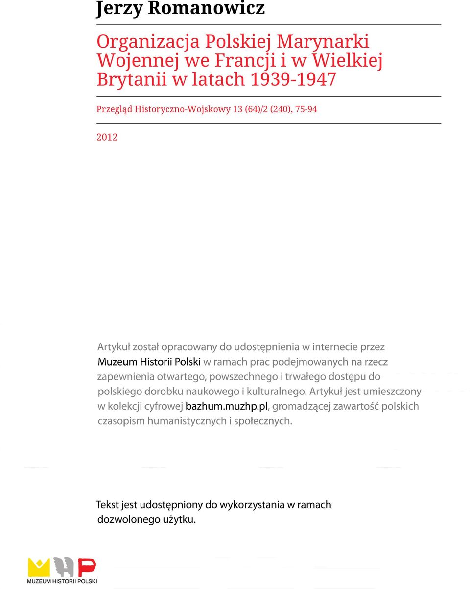 Wielkiej Brytanii w latach 1939-1947