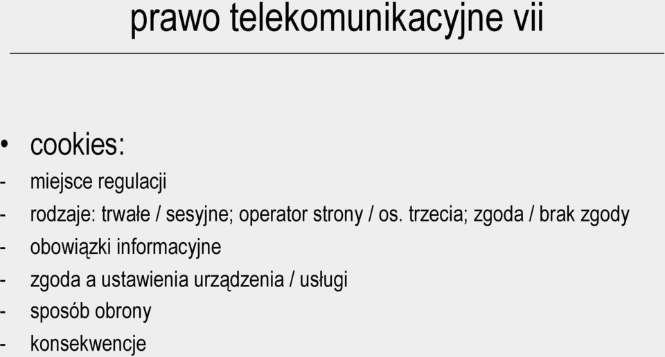 trzecia; zgoda / brak zgody - obowiązki informacyjne -