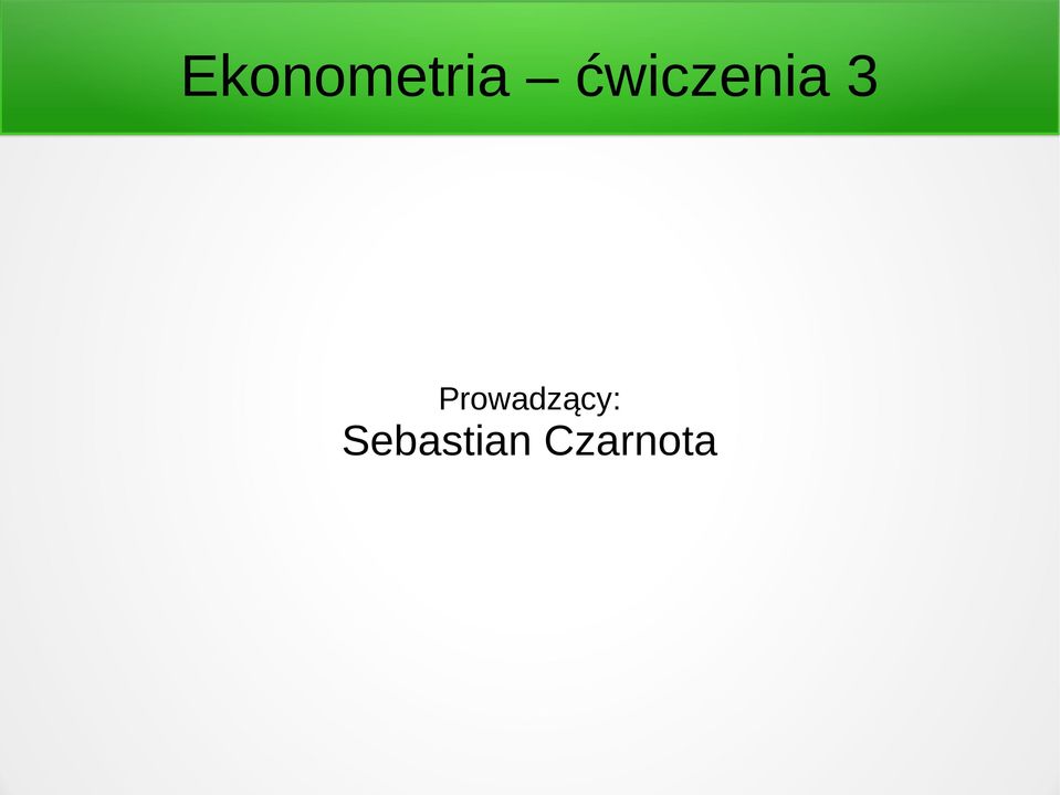 Prowadzący: