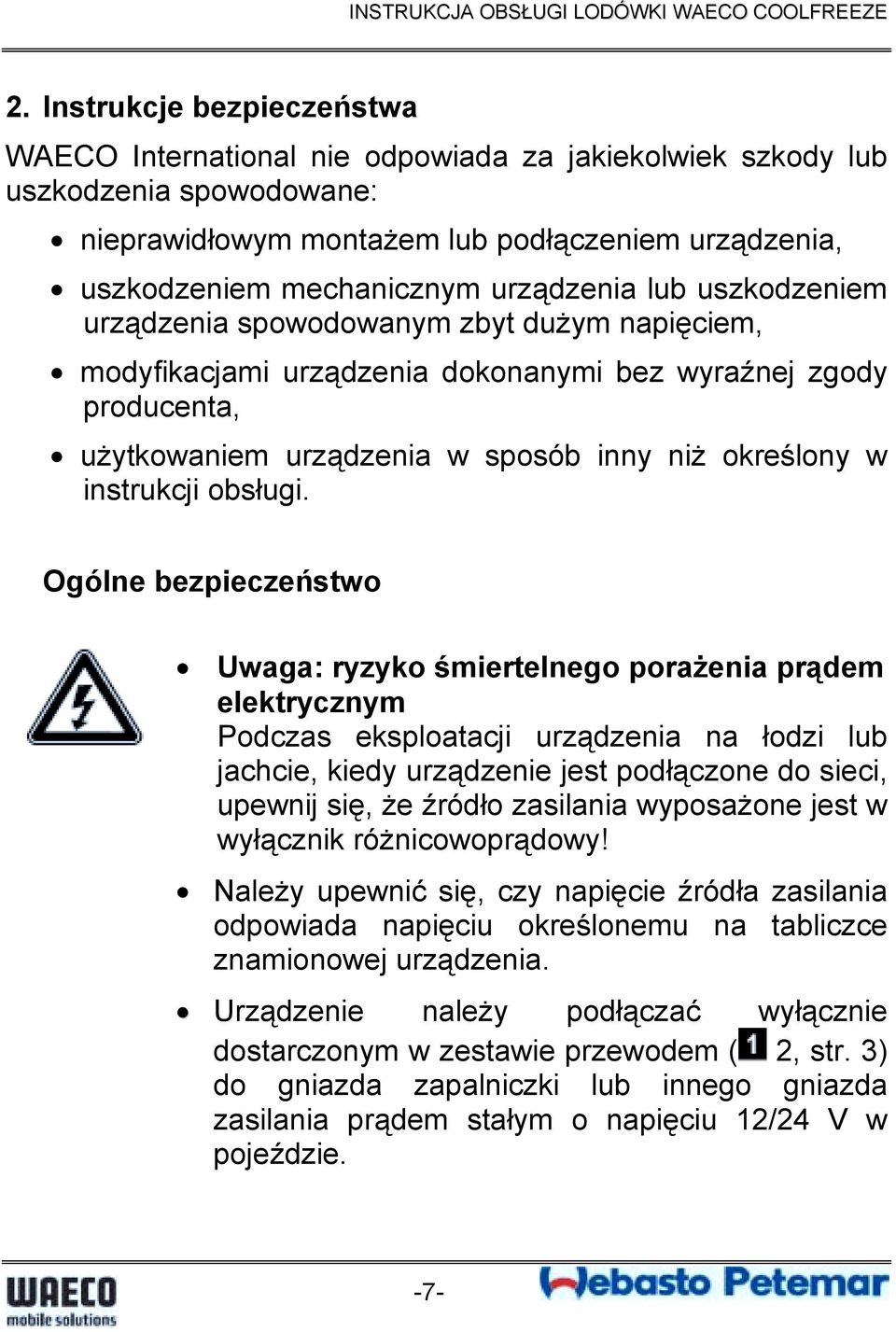 instrukcji obsługi.