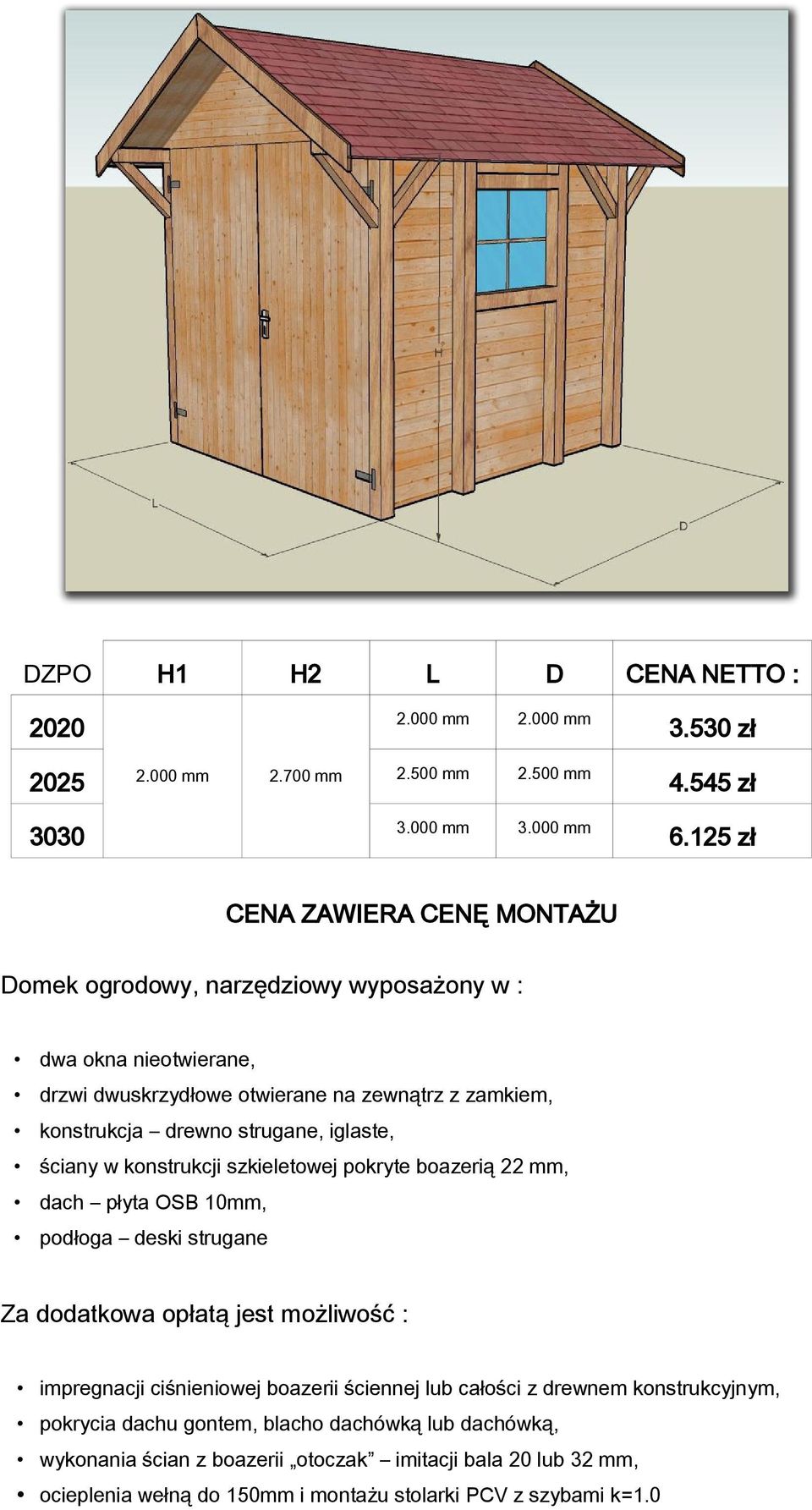 dwuskrzydłowe otwierane na zewnątrz z zamkiem, ściany