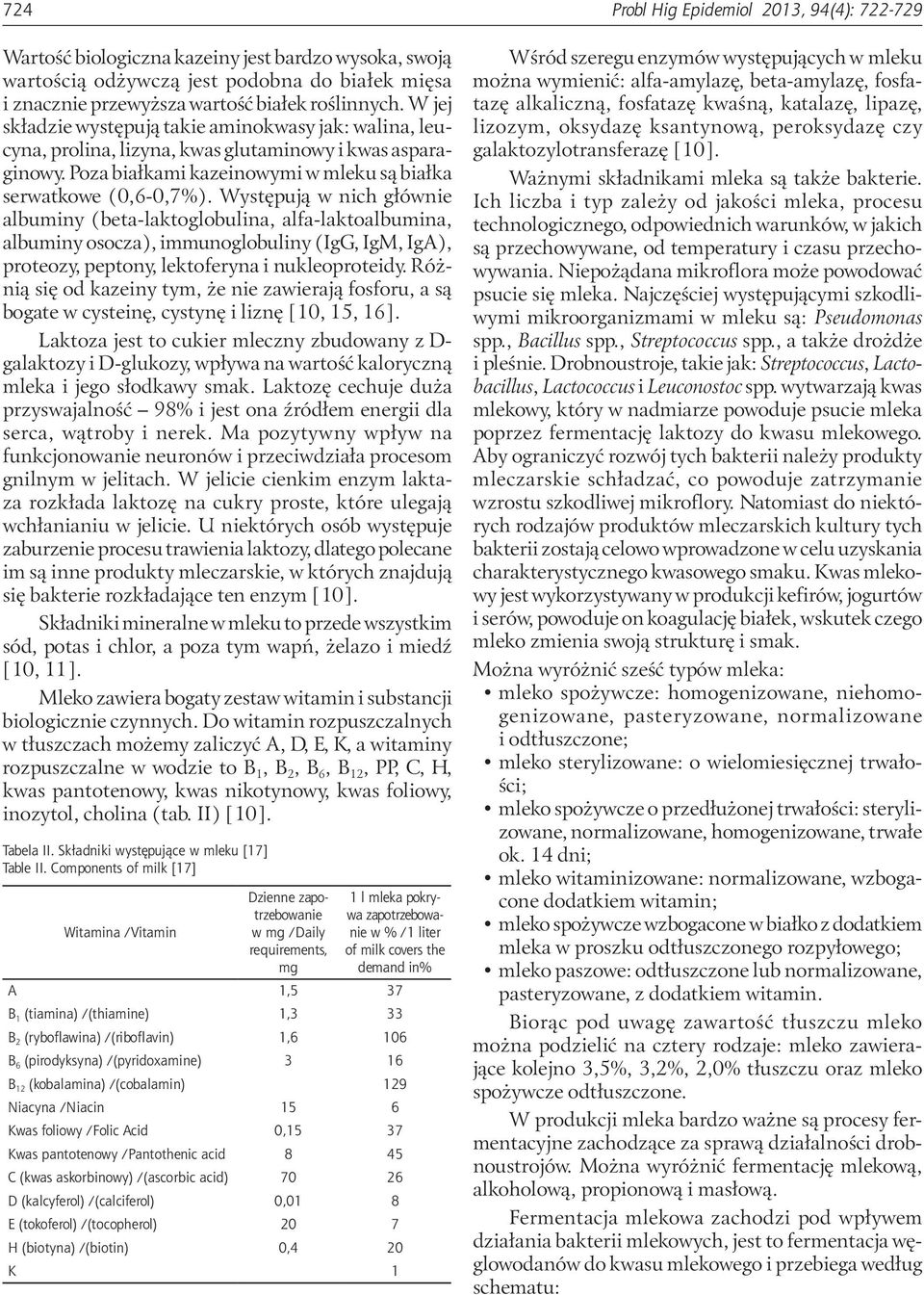 Występują w nich głównie albuminy (beta-laktoglobulina, alfa-laktoalbumina, albuminy osocza), immunoglobuliny (IgG, IgM, IgA), proteozy, peptony, lektoferyna i nukleoproteidy.