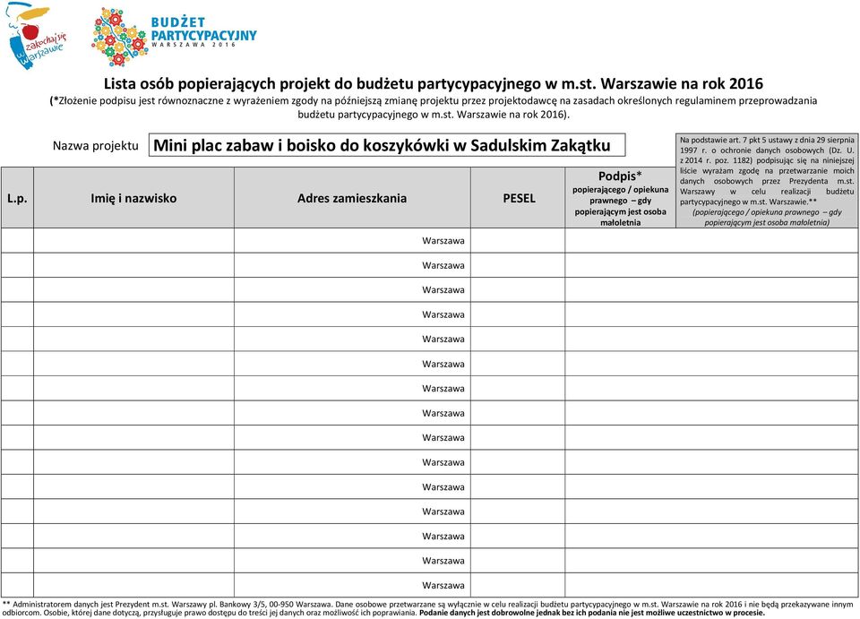 7 pkt 5 ustawy z dnia 29 sierpnia 1997 r. o ochronie danych osobowych (Dz. U. z 2014 r. poz.