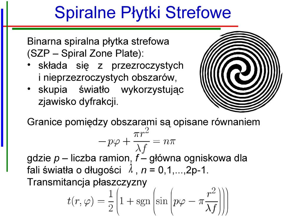 zjawisko dyfrakcji.