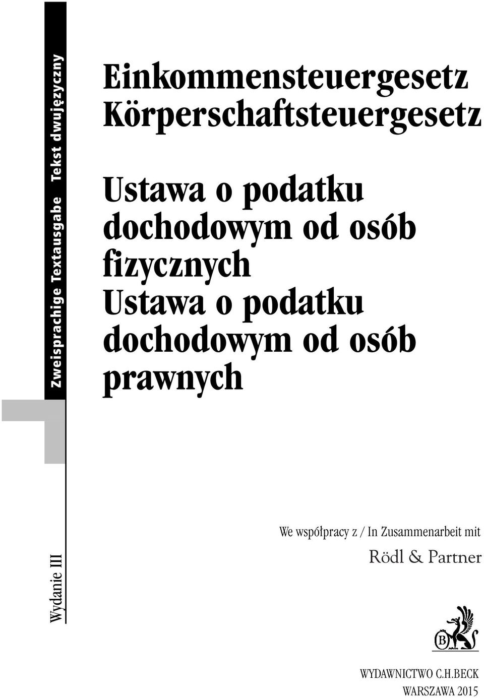 dochodowym od osób fizycznych Ustawa o podatku dochodowym od osób