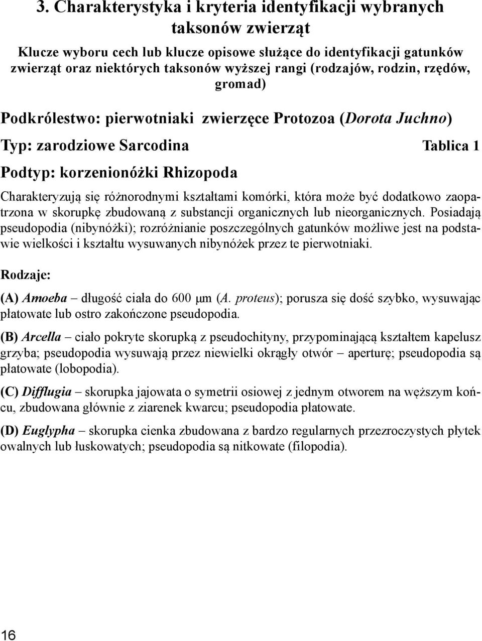 kształtami komórki, która może być dodatkowo zaopatrzona w skorupkę zbudowaną z substancji organicznych lub nieorganicznych.