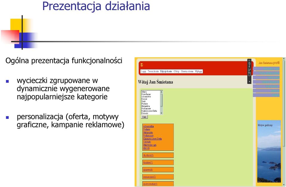 dynamicznie wygenerowane najpopularniejsze