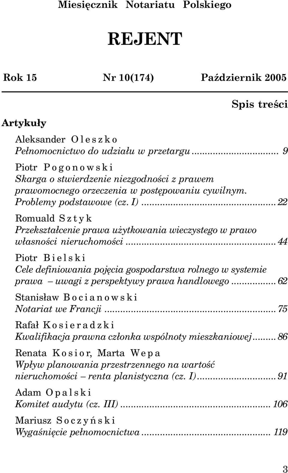 ..22 Przekszta³cenie prawa u ytkowania wieczystego w prawo w³asnoœci nieruchomoœci.