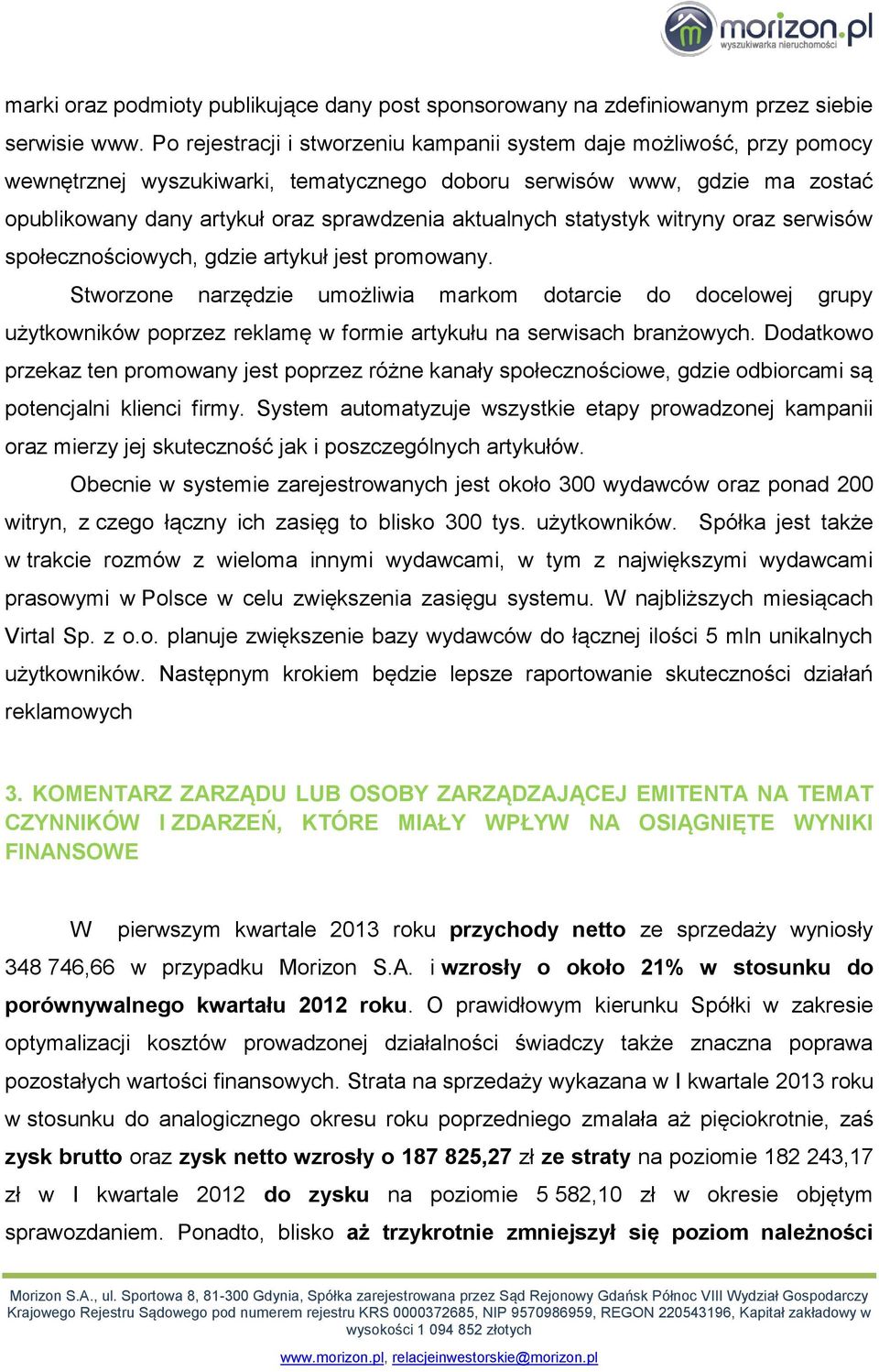 aktualnych statystyk witryny oraz serwisów społecznościowych, gdzie artykuł jest promowany.