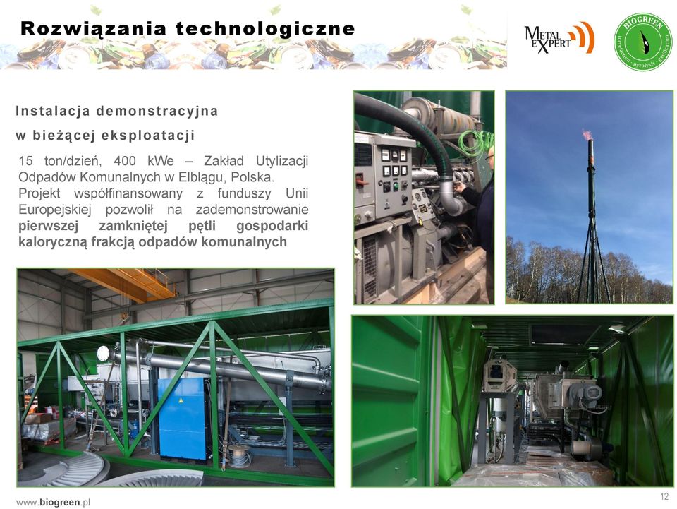 Projekt współfinansowany z funduszy Unii Europejskiej pozwolił na