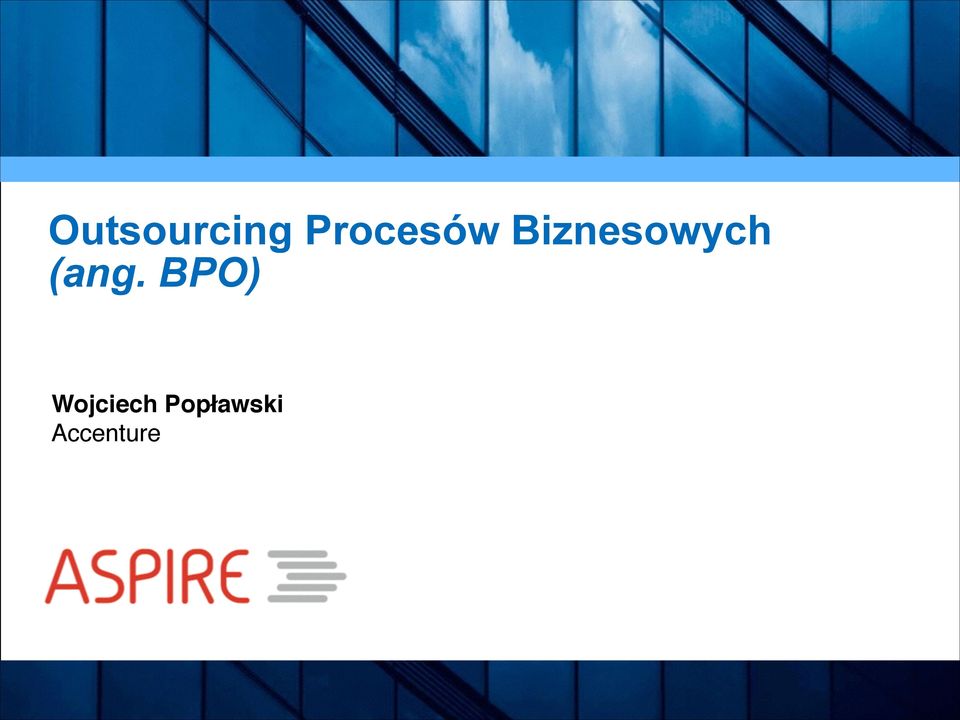 Biznesowych (ang.