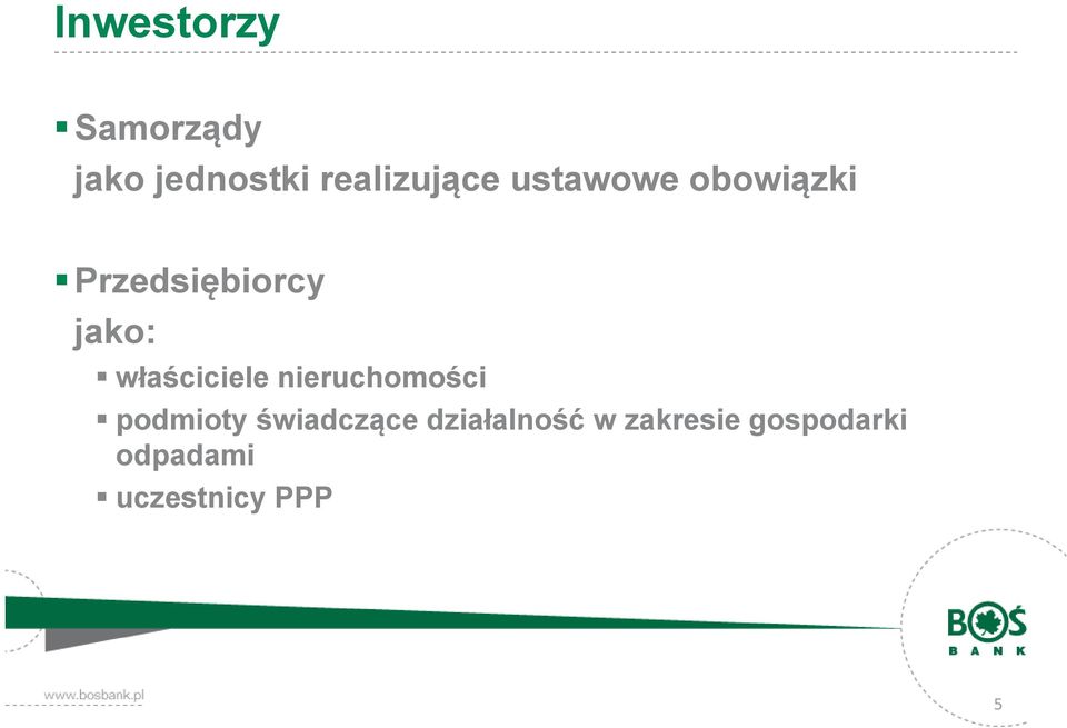 właściciele nieruchomości podmioty świadczące