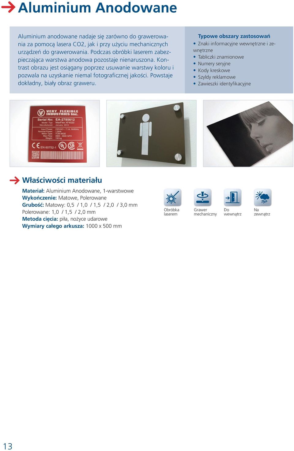 Kontrast obrazu jest osiągany poprzez usuwanie warstwy koloru i pozwala na uzyskanie niemal fotograficznej jakości. Powstaje dokładny, biały obraz graweru.