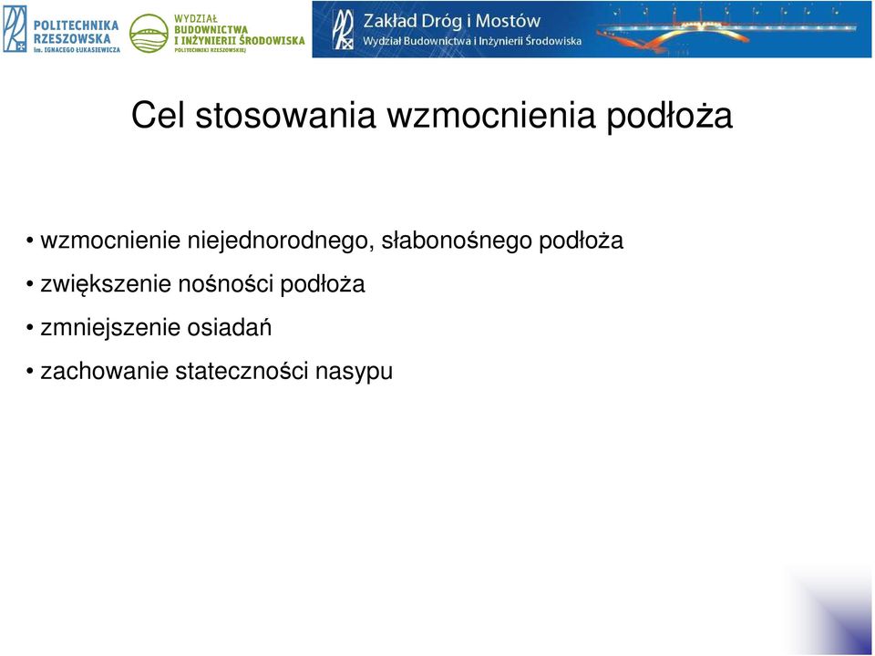 podłoża zwiększenie nośności podłoża